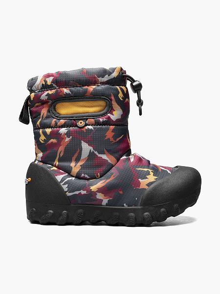 BOGS Boots Deutschland - B-Moc Snow Winter Mountain Winterstiefel Kinder DunkelGrau Multi DE29176